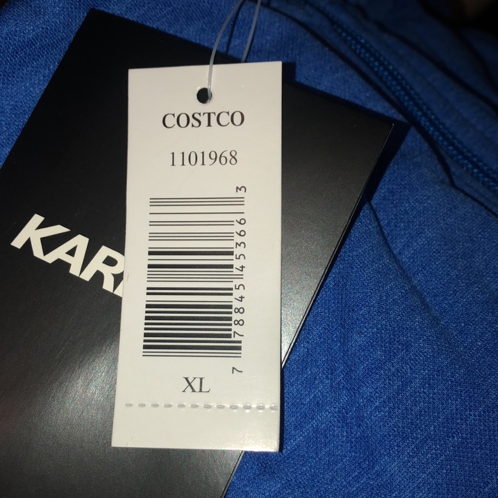 2 KARBON Mens Full Zip Hoodie in Blue New With Tags - Picture 3 of 3